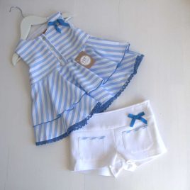 Conjunto AMELIE blusón y short NOMA, verano 2025