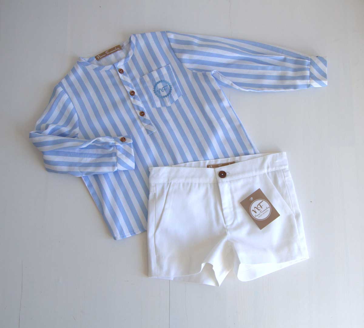 Conjunto AMELIE niño short NOMA FERNÁNDEZ moda infantil juvenil