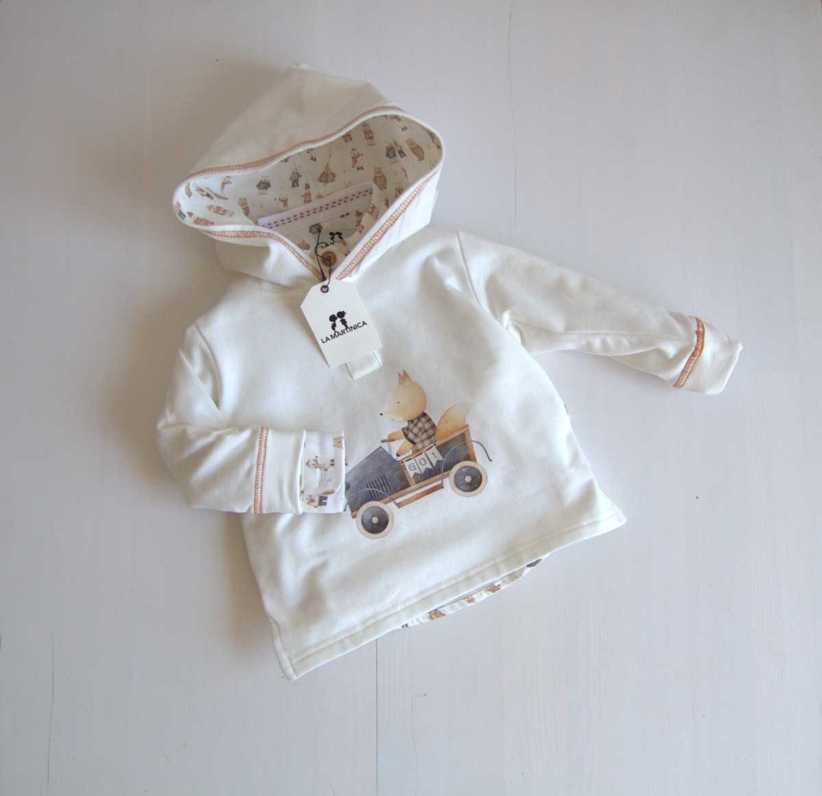 Sudadera MONTPELLIER COCHE niño LA MARTINICA moda infantil juvenil