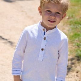 Conjunto GARACHICO camisa ML LA MARTINICA moda infantil juvenil