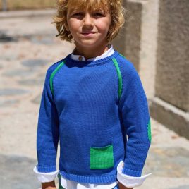 Jersey GARACHICO azulón niño LA MARTINICA moda infantil juvenil