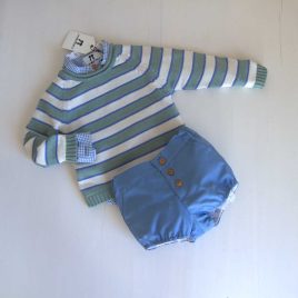 Conjunto ZARZAMORA camisa ML LA MARTINICA moda infantil juvenil