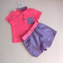 Polo PANTERA ROSA niño LA MARTINICA moda infantil juvenil baño