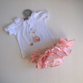 Camiseta conejita MELOCOTÓN MON PETIT BONBON moda infantil juvenil