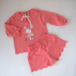 Sudadera CORAL CONEJITO niña mon petit bonbon MODA INFANTIL JUVENIL