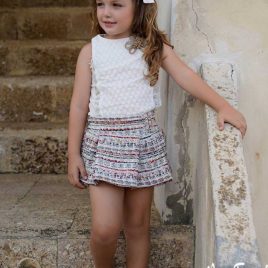 Conjunto YUCA minifalda-culote NOMA FERNÁNDEZ moda infantil juvenil