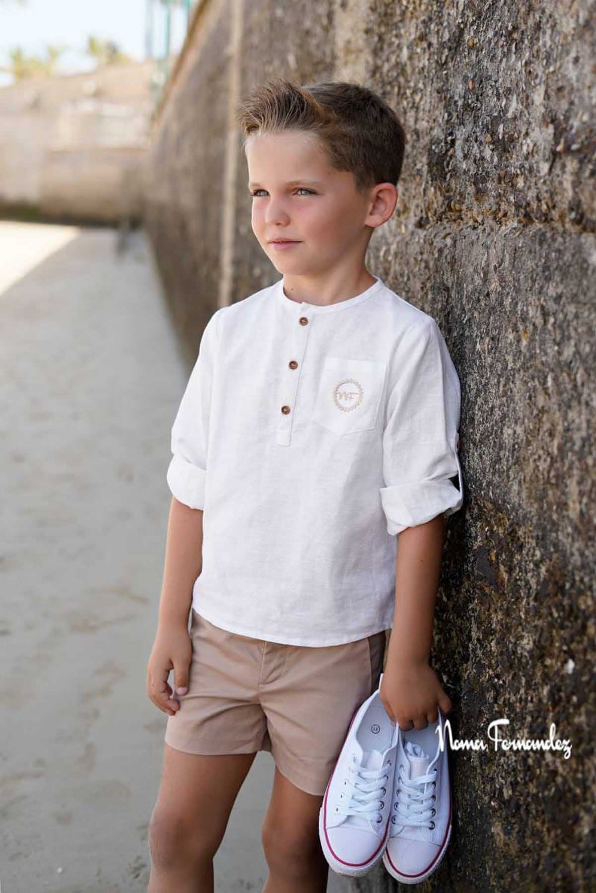 Conjunto HAYA niño short NOMA FERNÁNDEZ moda infantil juvenil
