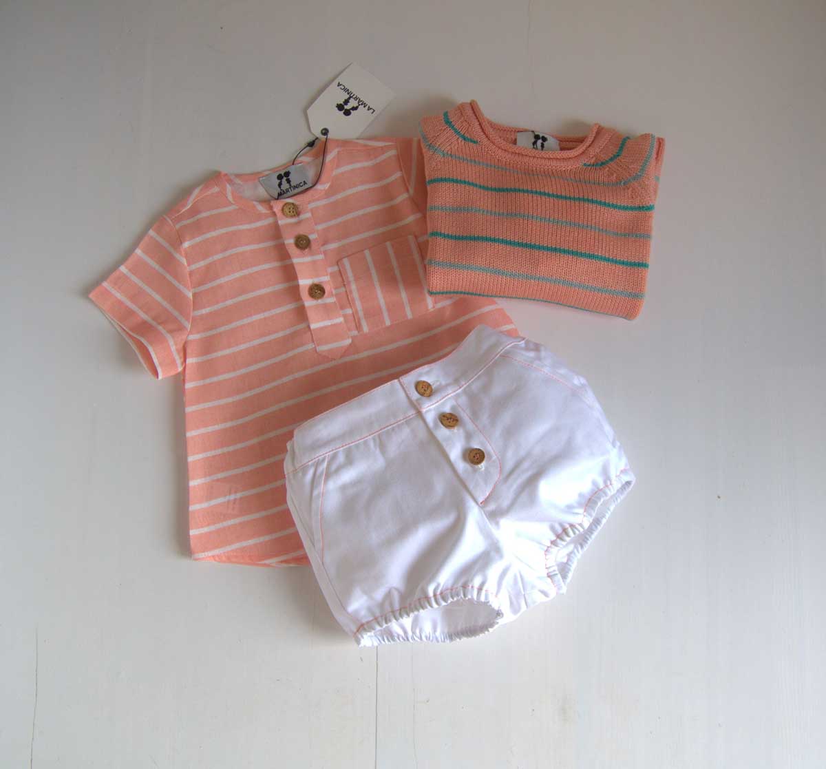 Conjunto NEMO camisa MC LA MARTINICA moda infantil juvenil