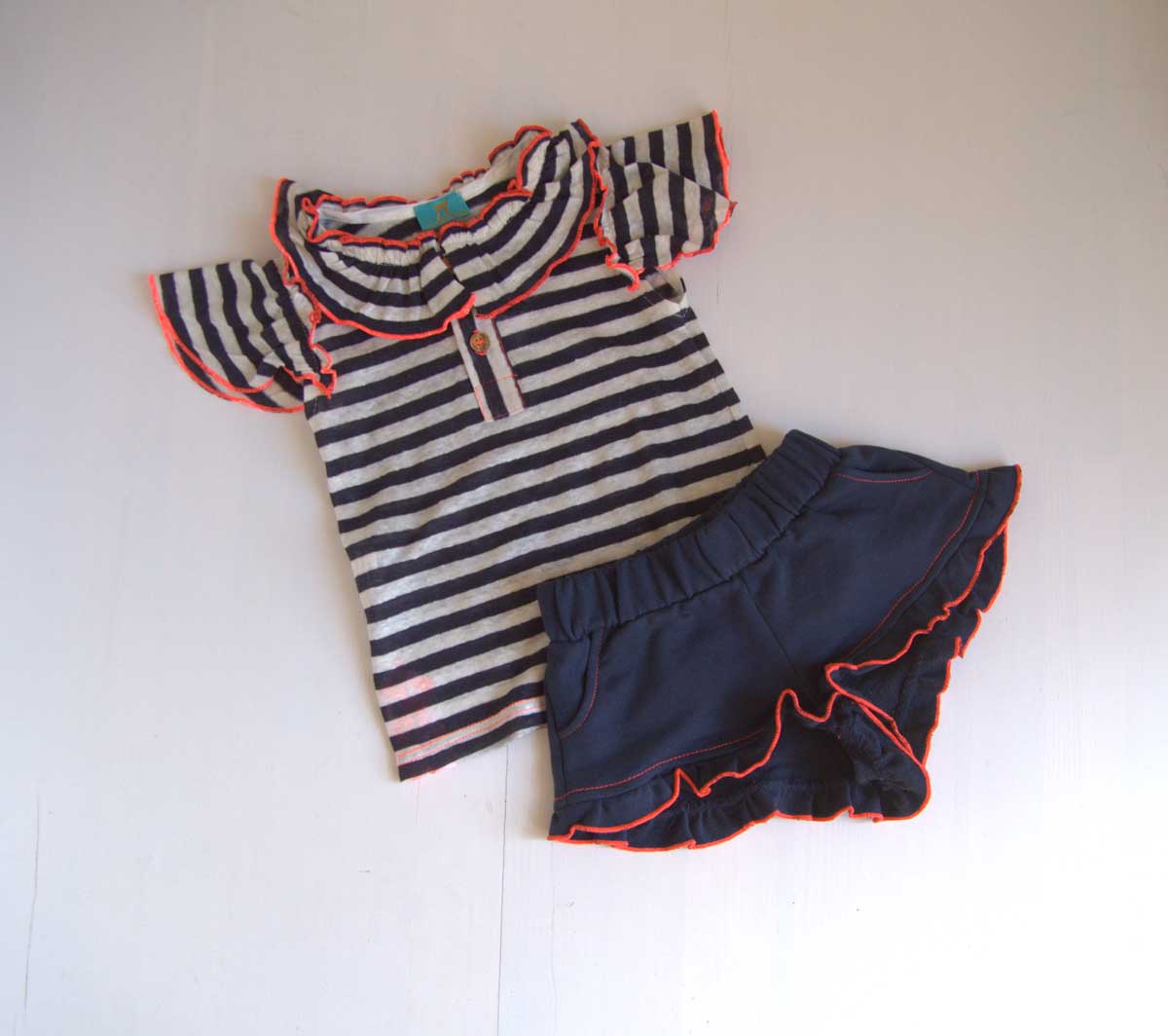 Short SAINT-TROPEZ felpa LA MARTINICA moda infantil juvenil baño
