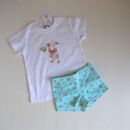 Camiseta FRAMBUESA patito niño LA MARTINICA moda infantil juvenil