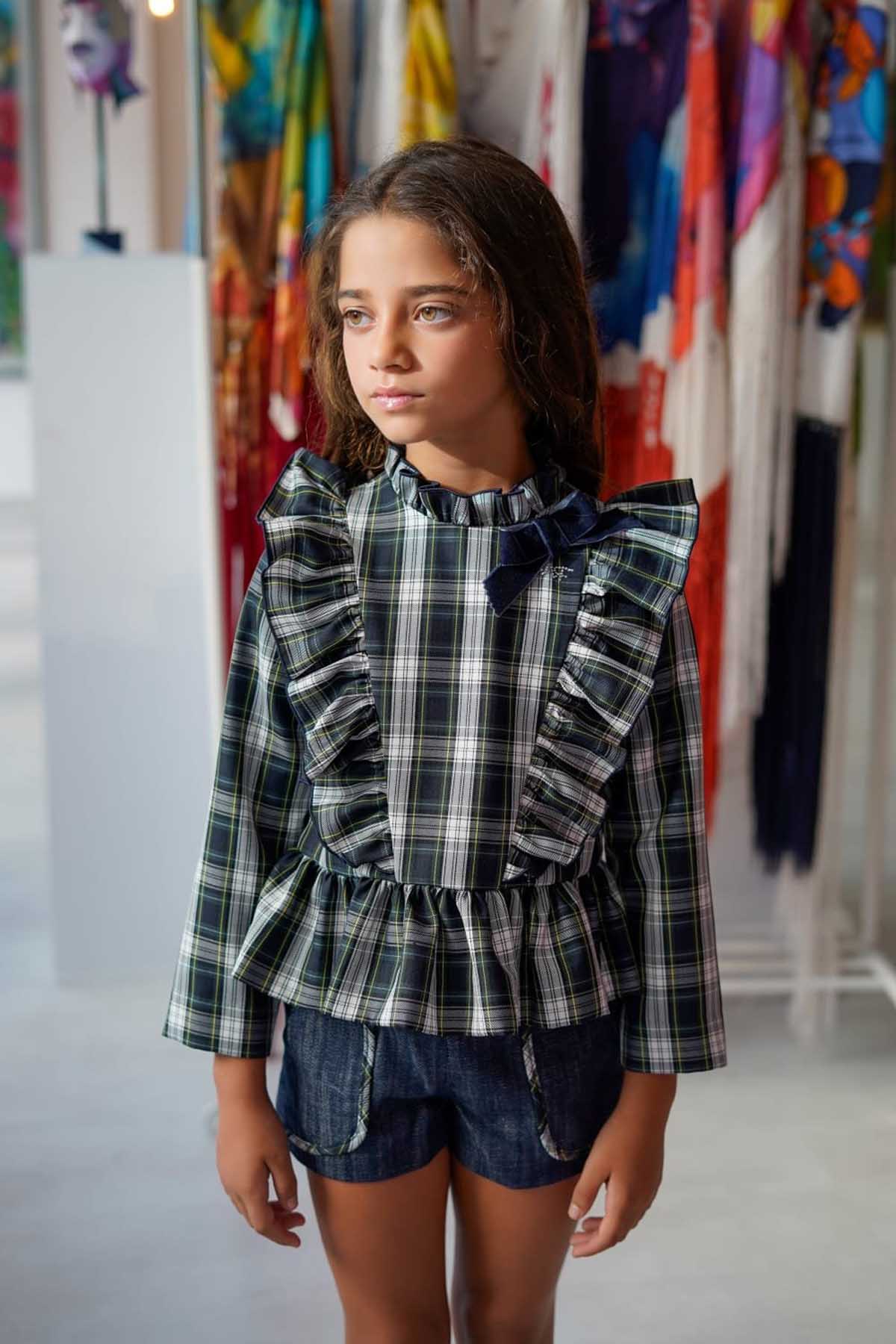 Conjunto AUSTRAL blusón y short NOMA FERNÁNDEZ moda infantil juvenil